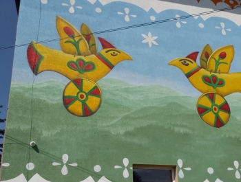 Mural na budynku byłego Gimnazjum ukończony! - zdjęcie1