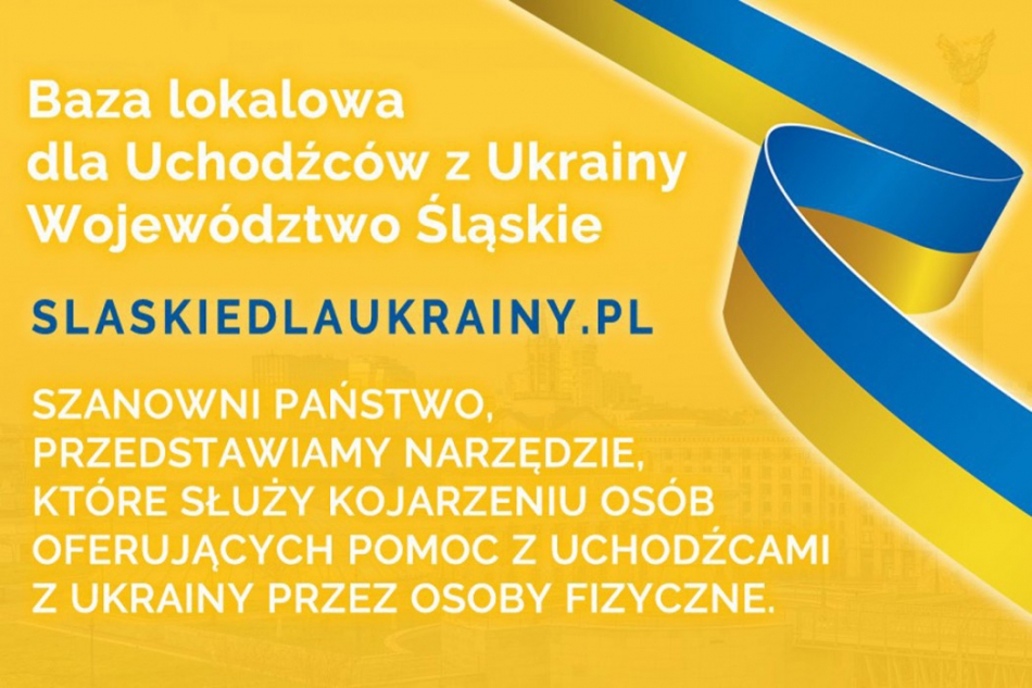 Baza lokalowa dla uchodźców z Ukrainy - Województwo Śląskie