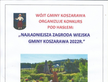 Konkurs na najładniejszą zagrodę wiejską Gminy Koszarawa w 2022 roku - zdjęcie1