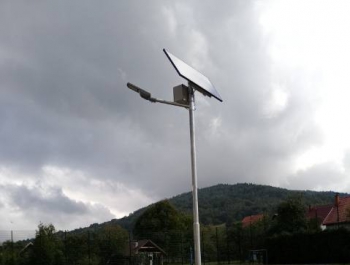 Montaż lamp solarnych na terenie Koszarawy - zdjęcie4
