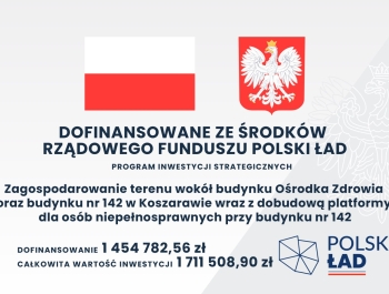 Zagospodarowanie terenu wokół budynku Ośrodka Zdrowia oraz budynku nr 142 w Koszarawie wraz z dobudową platformy dla osób niepełnosprawnych - zdjęcie1