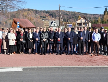 Uroczyste otwarcie inwestycji „Przebudowa dróg powiatowych na terenie Gminy Koszarawa” - zdjęcie2