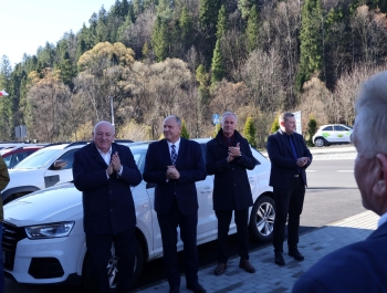 Uroczyste otwarcie inwestycji „Przebudowa dróg powiatowych na terenie Gminy Koszarawa” - zdjęcie4