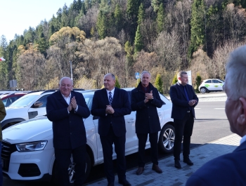 Uroczyste otwarcie inwestycji „Przebudowa dróg powiatowych na terenie Gminy Koszarawa” - zdjęcie21