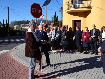 Uroczyste otwarcie inwestycji „Przebudowa dróg powiatowych na terenie Gminy Koszarawa” - zdjęcie24