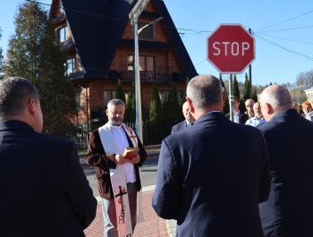 Uroczyste otwarcie inwestycji „Przebudowa dróg powiatowych na terenie Gminy Koszarawa” - zdjęcie25