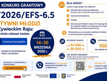 Informacja o konkursach grantowych ogłoszonych przez Stowarzyszenie – LGD „Żywiecki Raj” - zdjęcie4